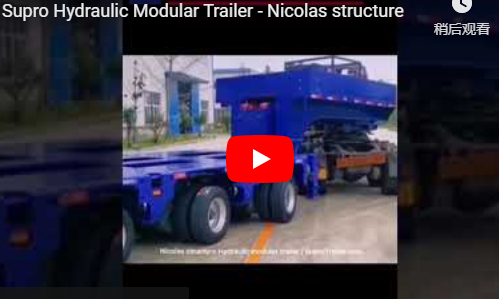 Supro Hydraulic Modular Trailer
