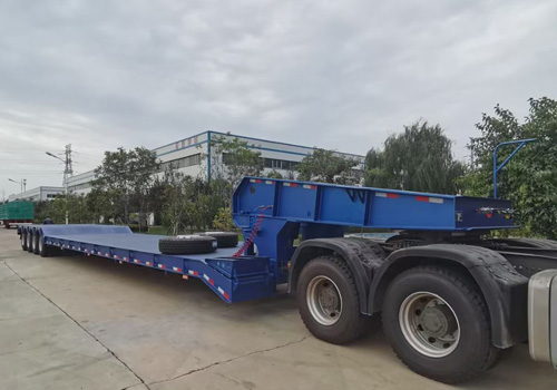 Detachable Gooseneck Lowbed Trailer