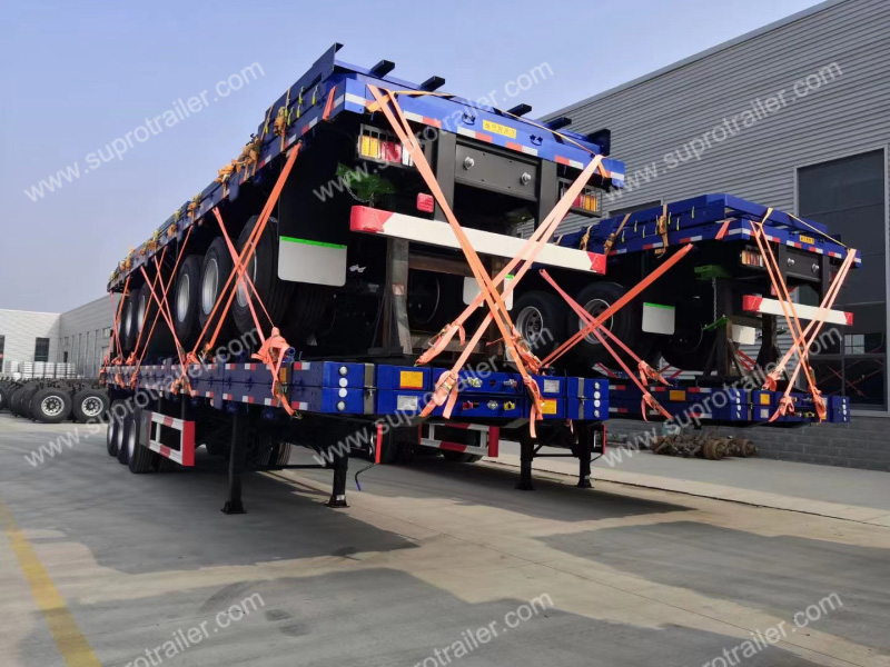 3 axles container trailer for sale