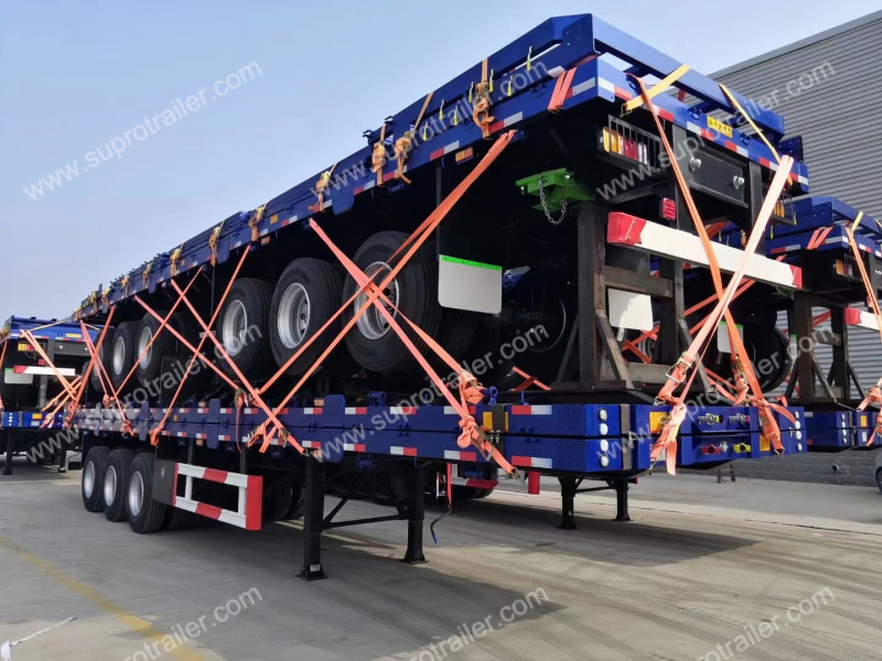3 axles container trailer for sale