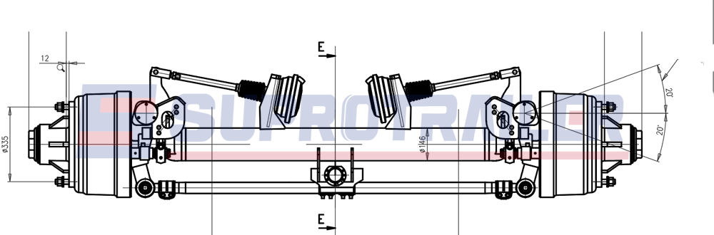 technology of self steering axle