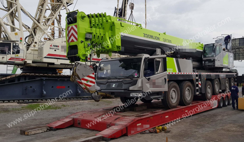 detachable gooseneck and dolly low bed trailer