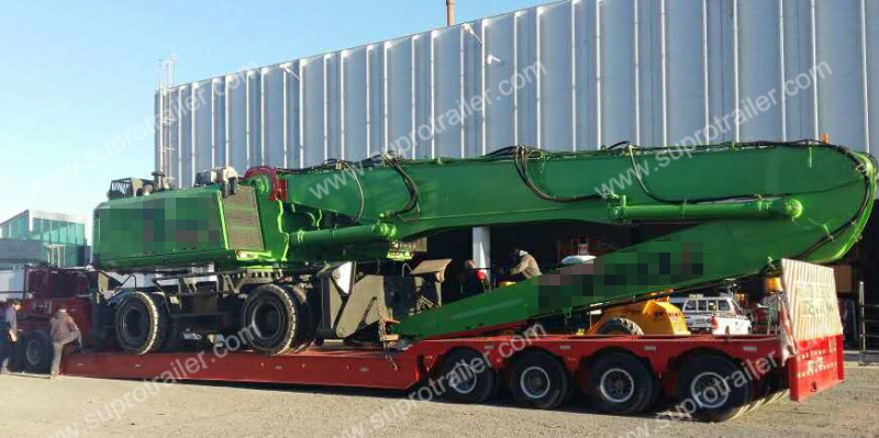 detachable gooseneck and dolly low bed trailer