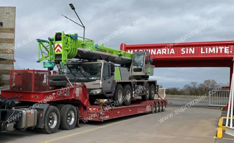 detachable gooseneck and dolly low bed trailer