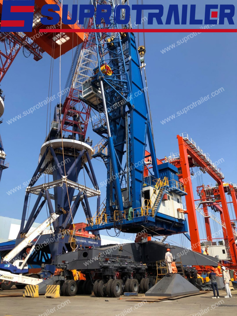 customized self propelled traveling system for crane