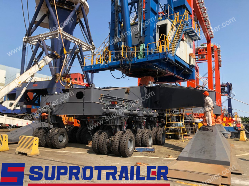 customized self propelled traveling system for crane