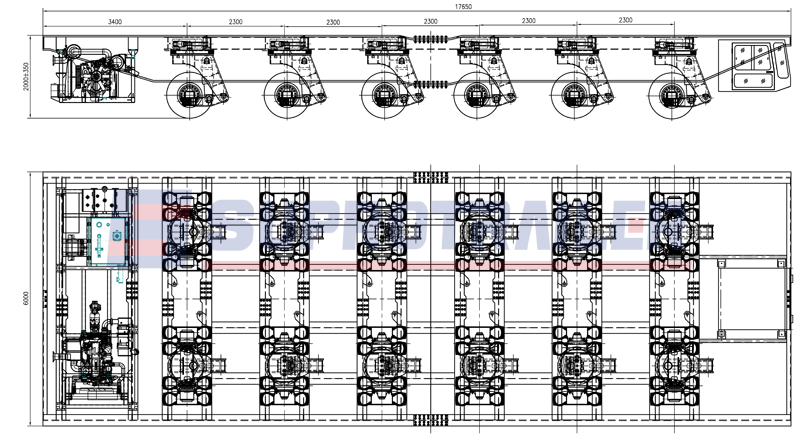 300 tons shipyard transporter