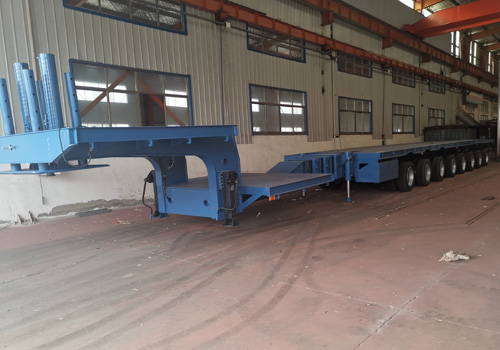 8 Axles Extendable Low Bed Trailer