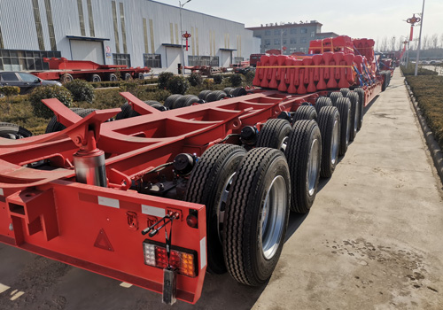 Hydraulic suspension&Multi axles trailer for tank cargo