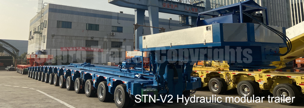 STN-V2 Hydraulic modular trailer