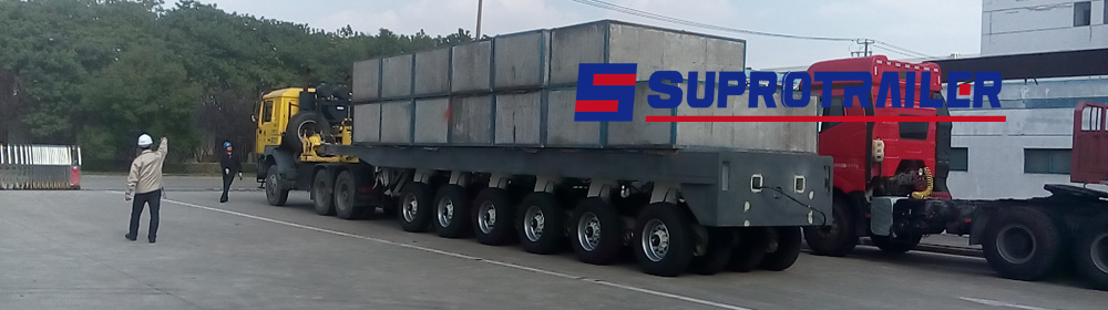 france market hydraulic modular trailer