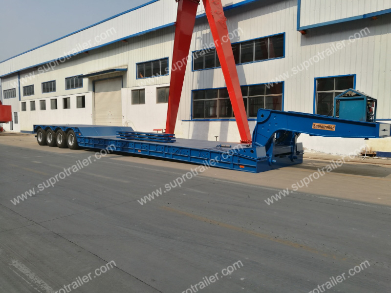 detachable gooseneck low bed trailer