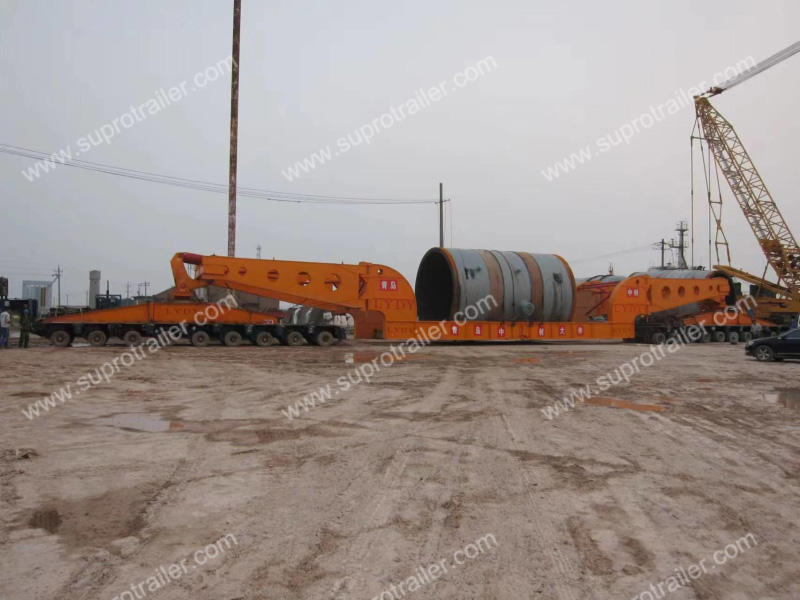 girder bridge for hydraulic modular trailer