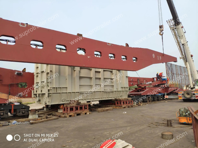 girder bridge for railway transport