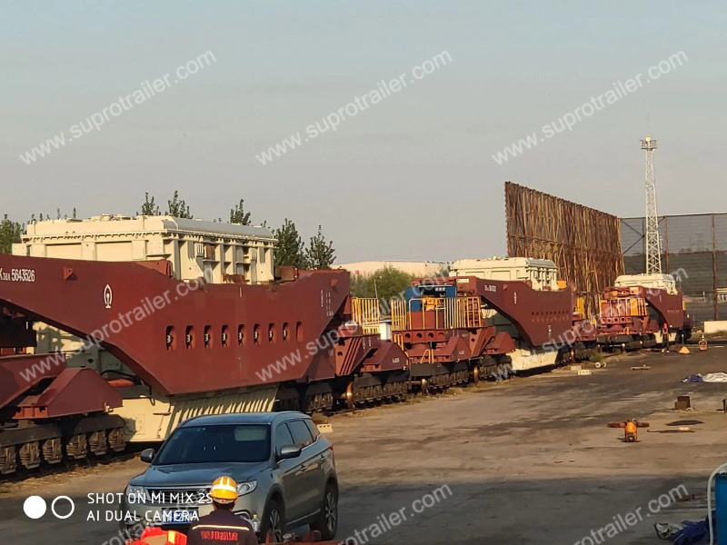 girder bridge for railway transport