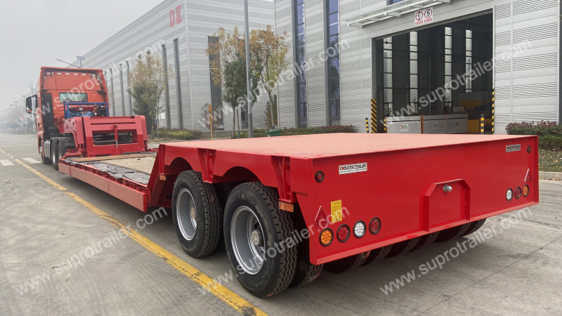 supro detachable gooseneck lowbed trailer