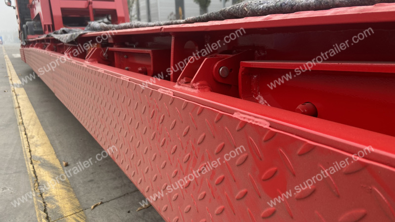 supro detachable gooseneck lowbed trailer