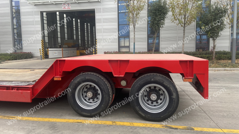 supro detachable gooseneck lowbed trailer