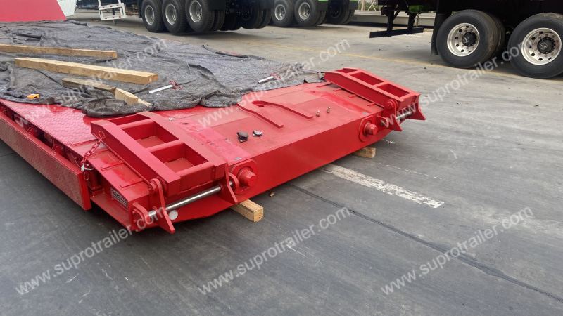 supro detachable gooseneck lowbed trailer