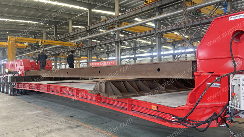 350 tons drop deck bed with Goldhofer THP/SL