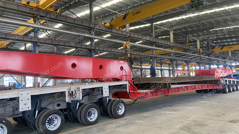 350 tons drop deck bed with Goldhofer THP/SL