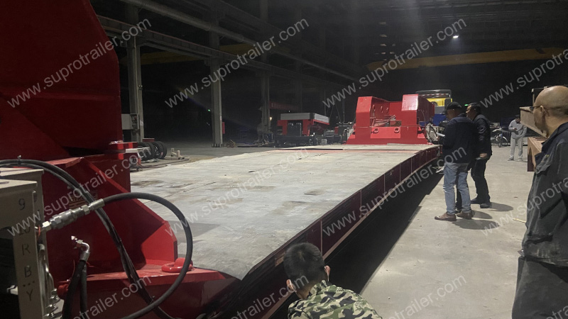 350 tons drop deck bed with Goldhofer THP/SL