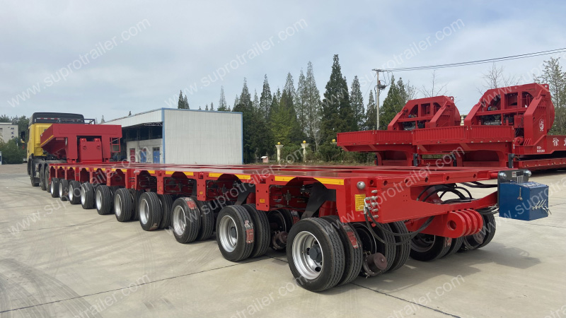 680mm height hydraulic modular trailer