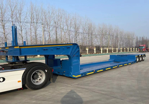 Air Suspension Detachable Gooseneck Lowbed Trailer