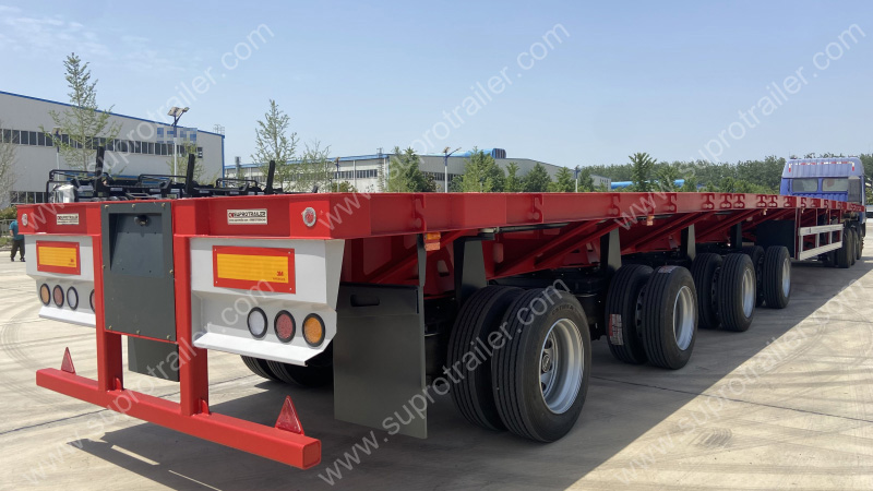 70m Automatic Steering Extendable Trailer