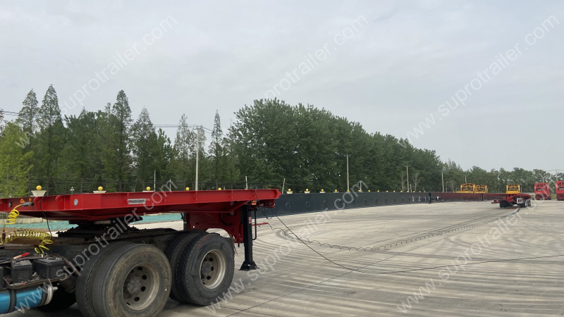 70m Automatic Steering Extendable Trailer