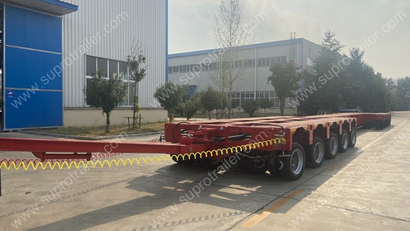 telescopic beam of hydraulic modular trailer