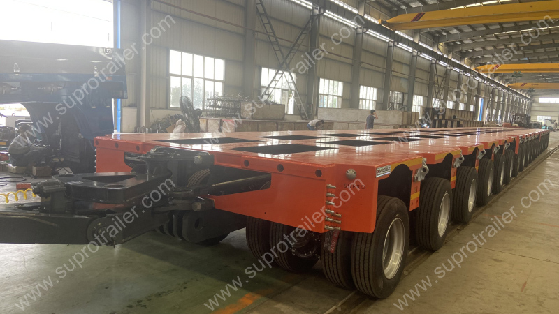 Towbar Hydraulic Modular Trailer