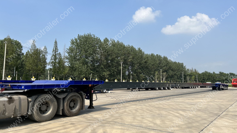 windmill blade extendable trailer