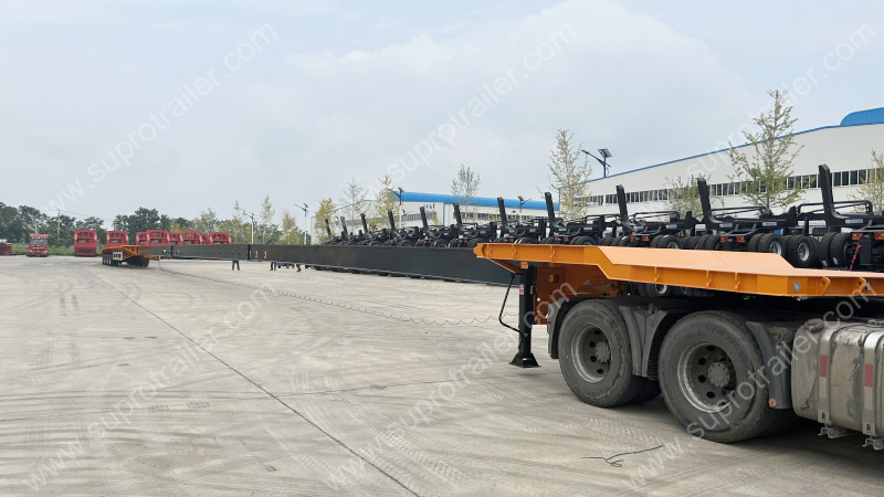 windmill blade extendable trailer