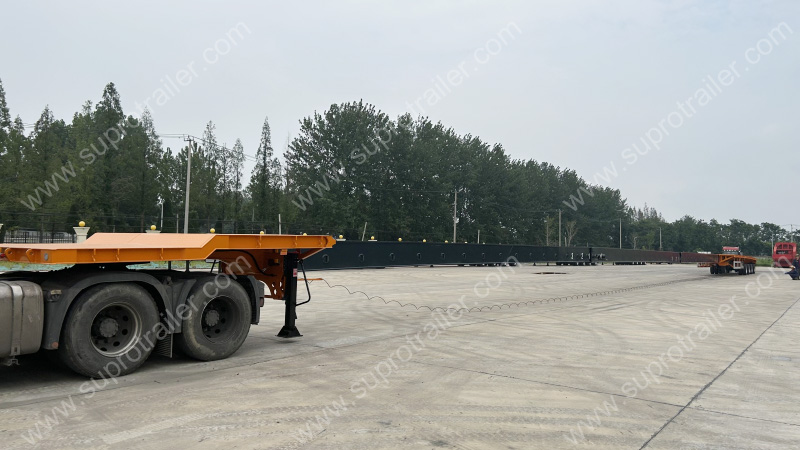 windmill blade extendable trailer