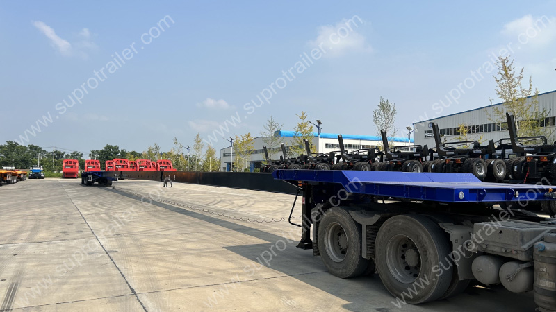 windmill blade extendable trailer