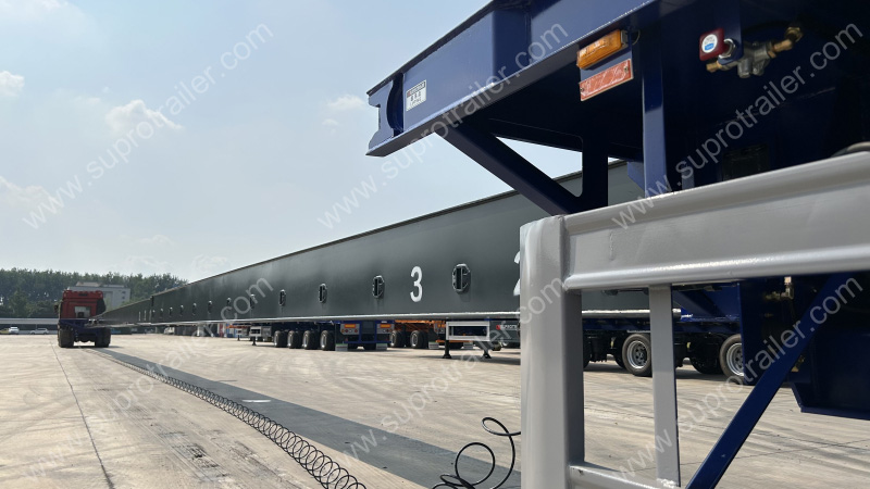 windmill blade extendable trailer