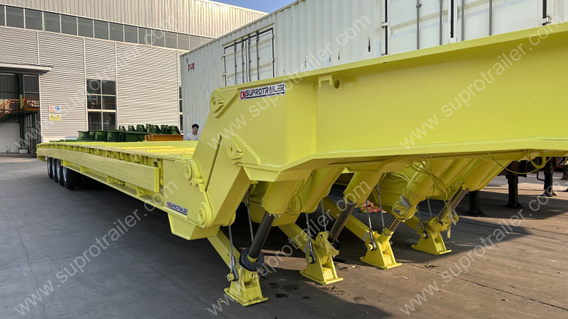 Folding Gooseneck Low Bed Trailer