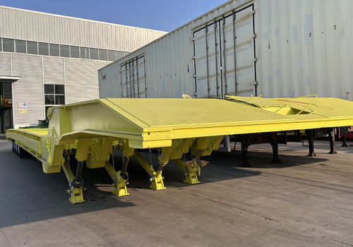 Folding Gooseneck Low Bed Trailer