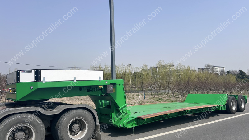 detachable gooseneck low bed trailer