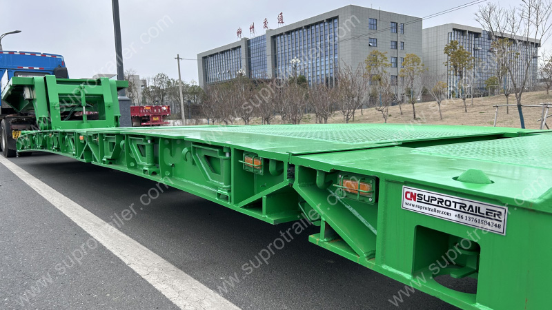 Hydraulic gooseneck low bed trailer