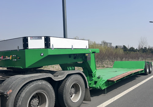 Detachable Gooseneck Low Bed Trailer