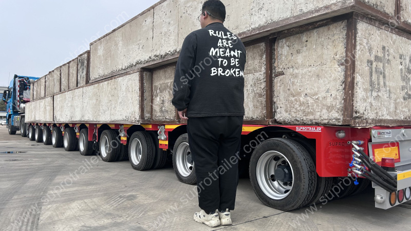 685mm Height Hydraulic Modular Trailer