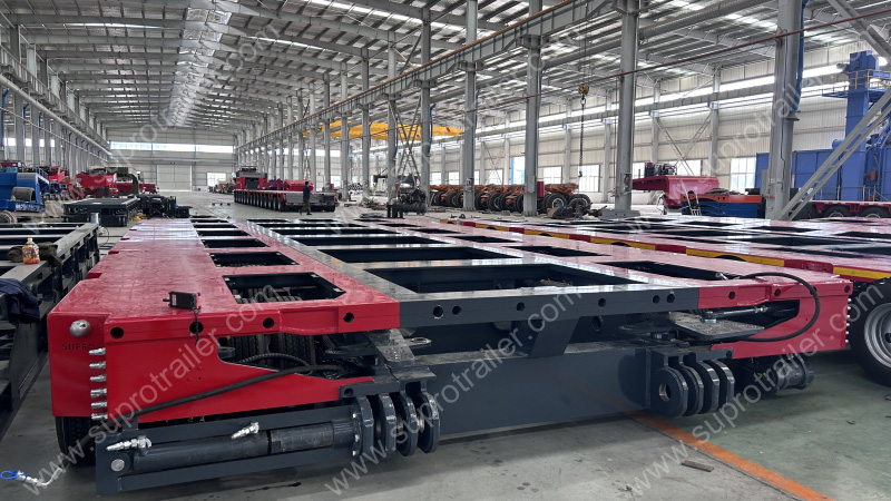 Split Hydraulic modular trailer