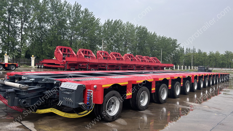 Split Hydraulic modular trailer