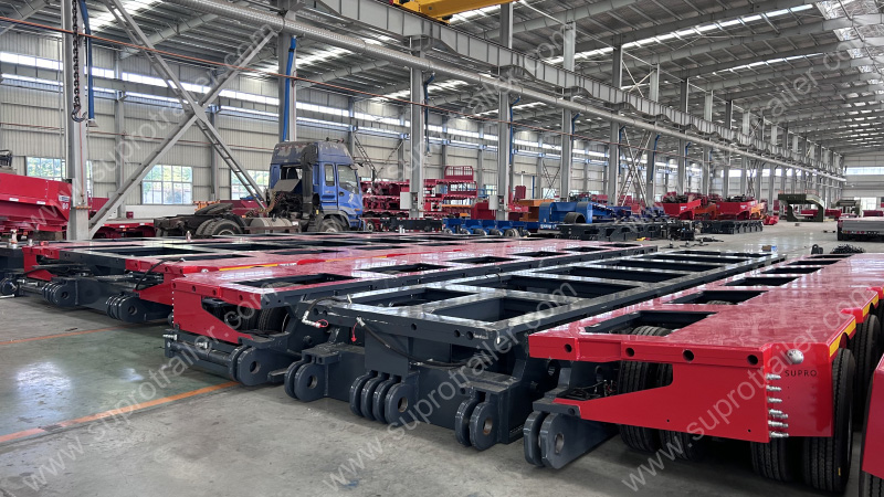 Split Hydraulic modular trailer
