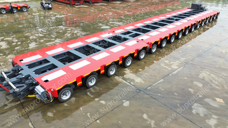 Split Hydraulic modular trailer