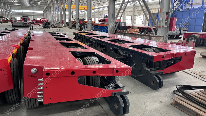 Split Hydraulic modular trailer