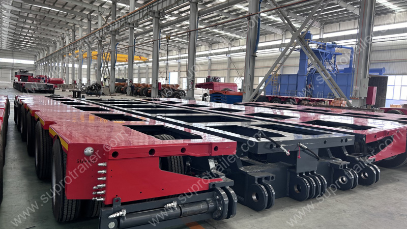 Split Hydraulic modular trailer