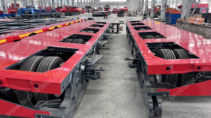 Split Hydraulic modular trailer